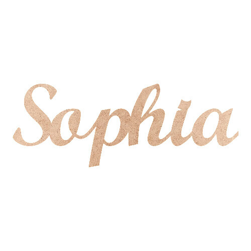Recorte Sophia Script Mt Std / MDF 3mm