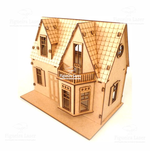 Casa Barbie Casinha De Bonecas Mdf Cru 80 Cm - Collore - Casinha