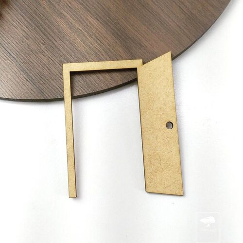 Porta Aberta MDF Crú