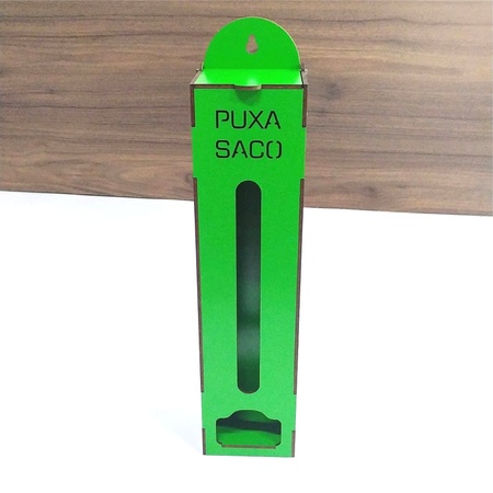 Puxa Saco MDF 3 mm Verde