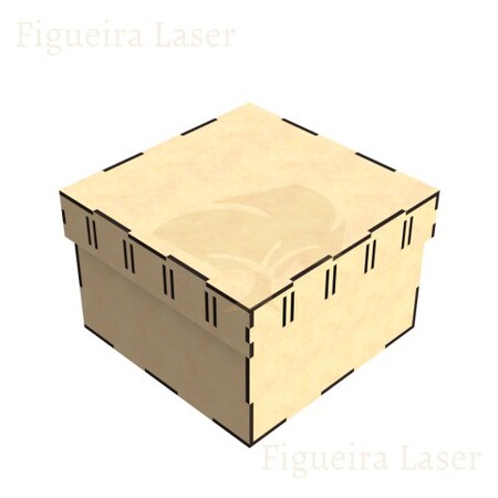 Caixa Passa Fita MDF 3 mm 15 cm