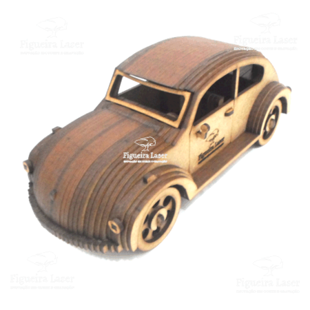 Fusca 3D MDF 3 mm