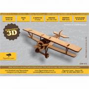Quebra-Cabeça Avião 3D