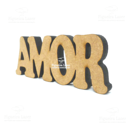 AMOR - Decoração - MDF 12 mm