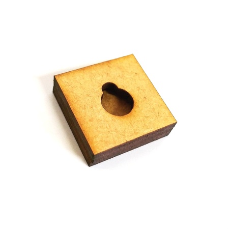 Suporte 3cm Furo Pendurar Quadros MDF