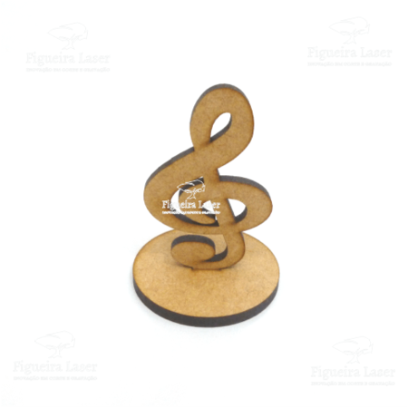 Nota Musical Clave de Sol MDF 6 mm