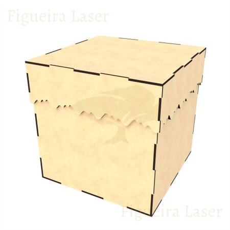 Caixa Panetone MDF 3 mm 20 cm