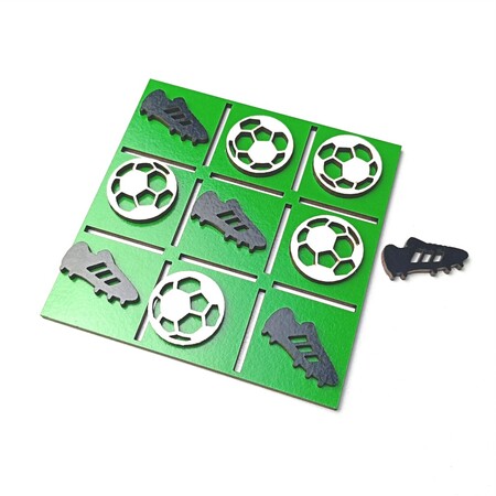 Jogo da Velha 10 cm MDF Futebol