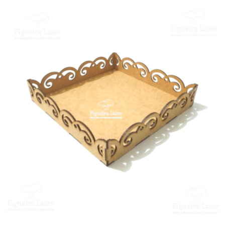 Bandeja Provençal MDF 3 mm 25 cm 