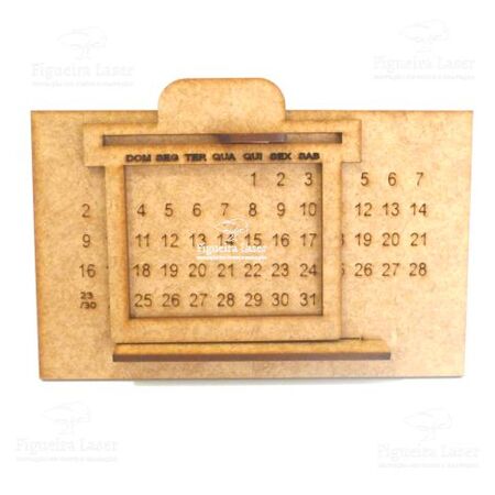 Calendário Permanente MDF 3 mm