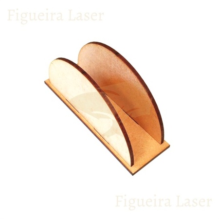 Porta Guardanapos Meia Lua MDF 3 mm