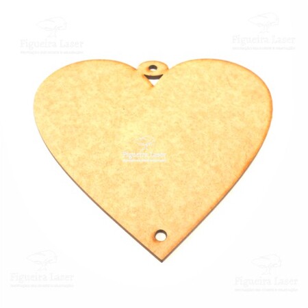 Plaquinha Móbile Coração MDF 3 mm