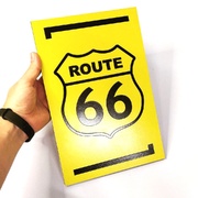 Placa Route 66 MDF 30 x 20 cm