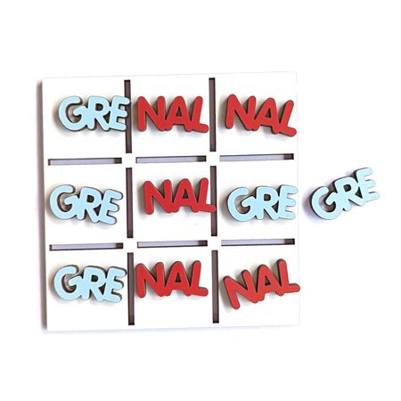 Jogo da Velha 10 cm MDF GreNal