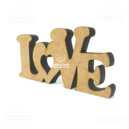 LOVE - Decoração - MDF 12 mm