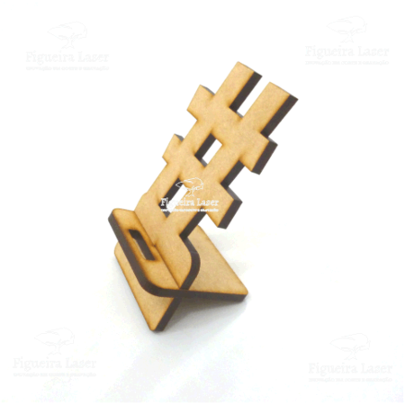 Porta Celular Hashtag MDF 6 mm