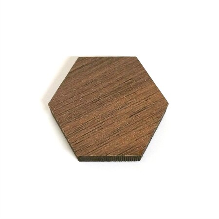 Hexágono 3 cm MDF 6 mm Castaine (kit 10 un)