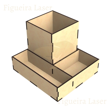 Porta Lápis Clips MDF 3 mm